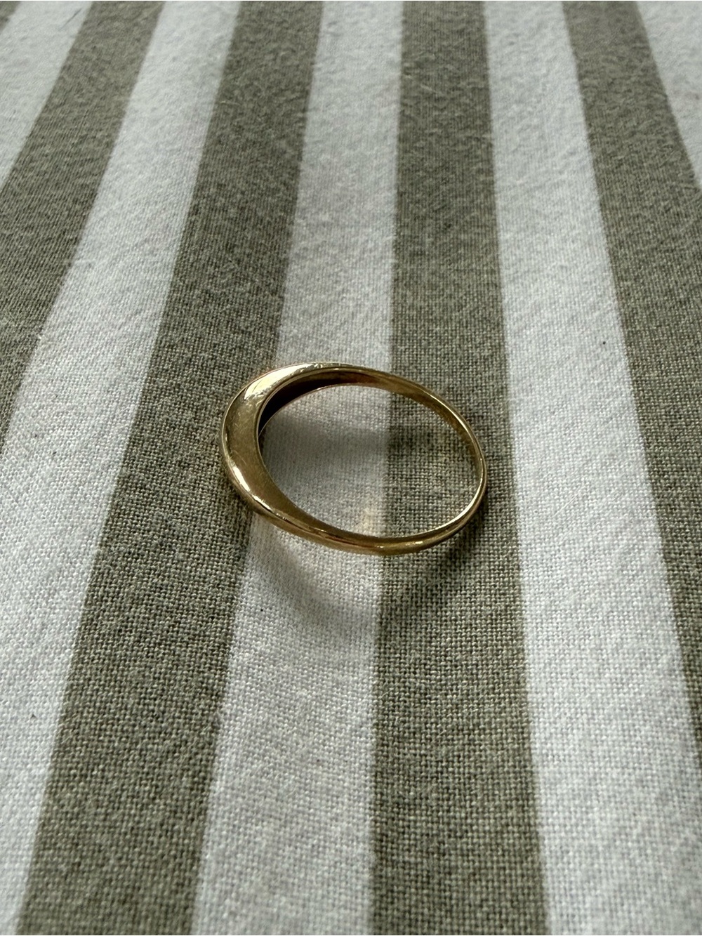 Catbird Petite Coupe Gold Dome Ring - Picture 2 of 8